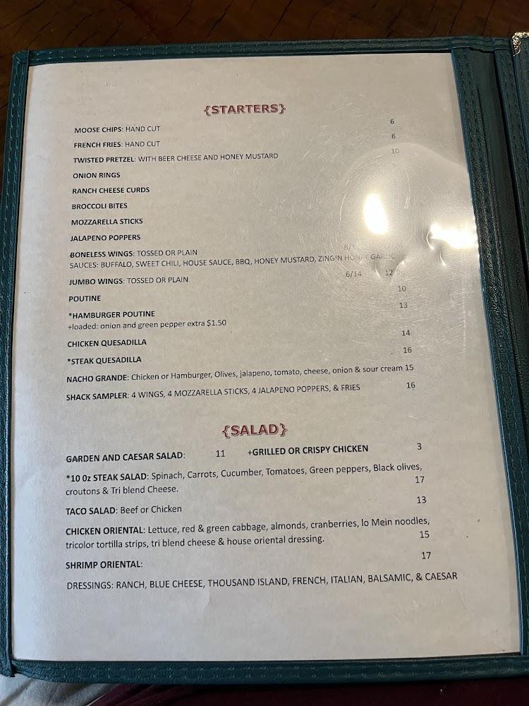 Mooseshack Menu image 4